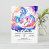 Pony van de moderne kinderen kaart (Staand voorkant)