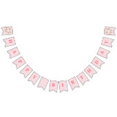  Pony Verjaardag Party bunting banner floral (Alle)