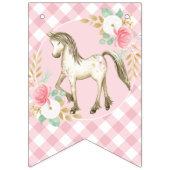  Pony Verjaardag Party bunting banner floral (Eerste vlag)