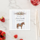 Pony Verjaardag Servet (Insitu)