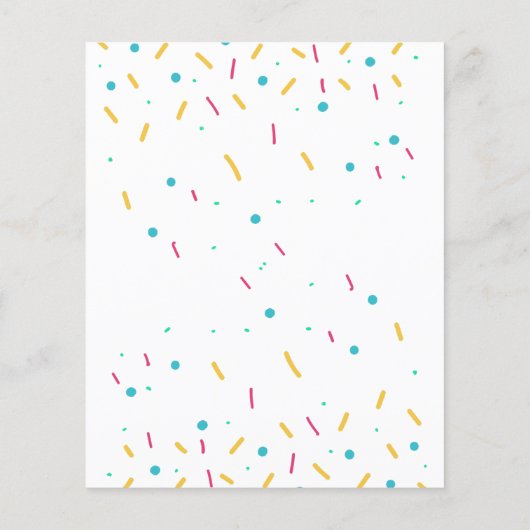 Pony Verjaardagsfeest Giddy Up Budget Uitnodiging (Achterkant)