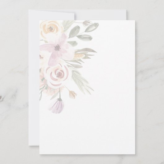 Pony verjaardagsuitnodiging Young Wild en drie Kaart (Achterkant)