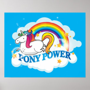 Pony-voedingseenheid Poster
