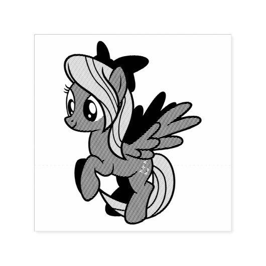 Pony Zelfinktende Stempel (Design)
