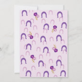 Ponyfeestmeisje Kaart (Achterkant)