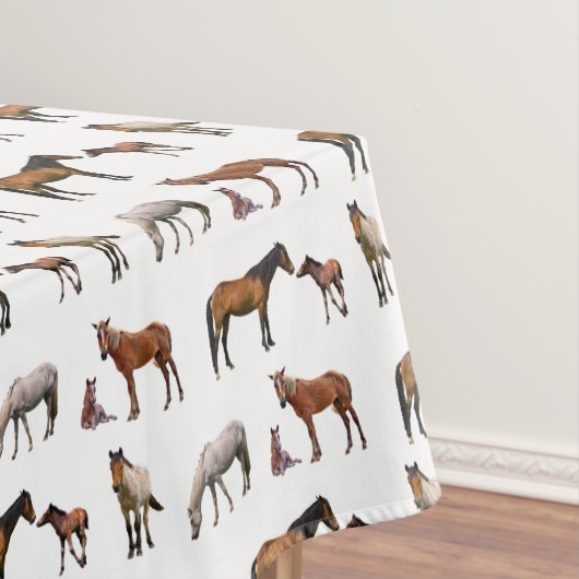 Ponyfeesttafelkleed (kies kleur) tafelkleed (Voorbeeld)