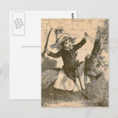 Ponygames spelen briefkaart (Voorkant / Achterkant)