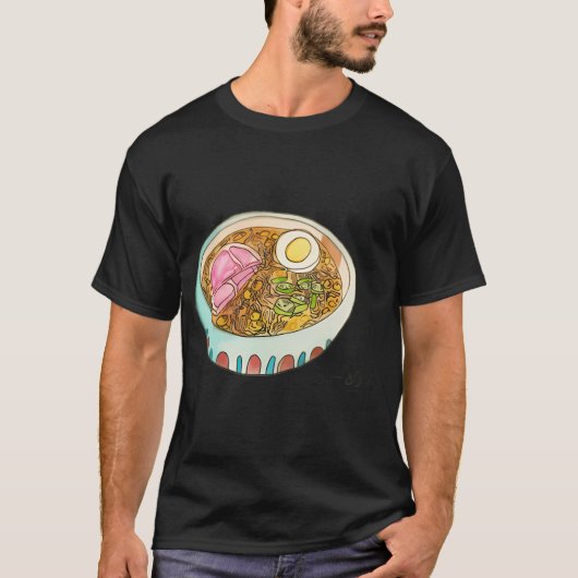 Ponyo's Ramen T-shirt (Voorkant)