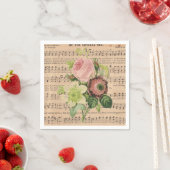 pony's en bladermuziek servet (Insitu)