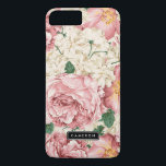 pony's en Hydrangeas iPhone 7 Plus Hoesje<br><div class="desc">Elegante iPhone hoesje met blush roze rozen en pioenen met ivoren hortensia's. Dit ontwerp is verkrijgbaar in verschillende producten. Klik hieronder voor andere design.</div>