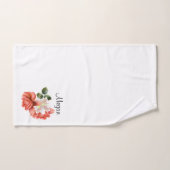 pony's Floral Personal Bad Handdoek (Handdoek)