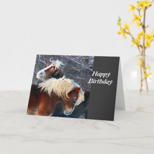 pony's kaart (Gele Bloem)