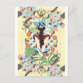 Ponytail- en kattenoren briefkaart (Voorkant)