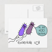 Poo Bacteria Briefkaart (Voorkant / Achterkant)
