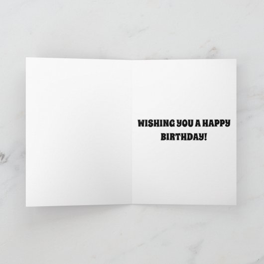 POO Balloons Cake grappig kinder schattige verjaar Kaart (Binnen)