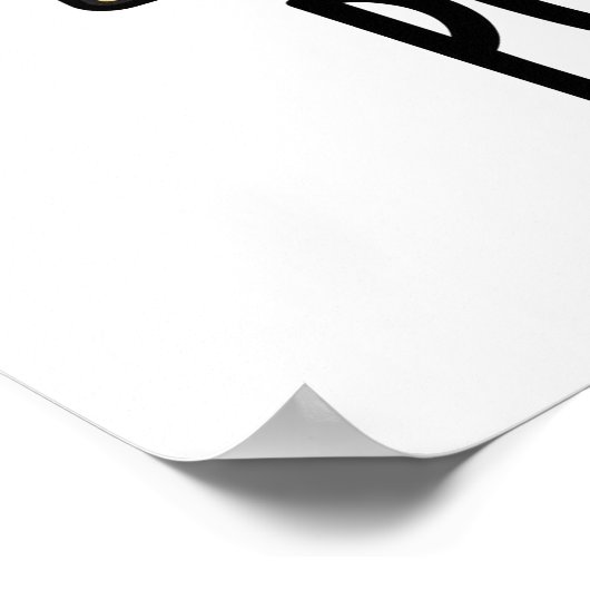 Poo-ding Funny Poop Pudding Pun Poster (Hoek)