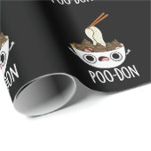 Poo-don Grappige Udon-grap Dark BG Cadeaupapier (Rol Hoek)
