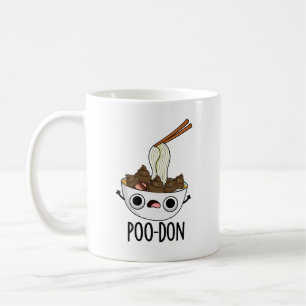 Poo-don Grappige Udon Grappen  Koffiemok