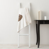 Poo Emoji vliegt met ballonnen Sherpa Deken (In situ)