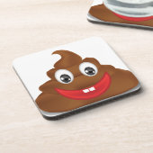 poo emojis drankjes onderzetter (Linkerzijde)