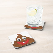 poo emojis drankjes onderzetter (Rechterzijde)