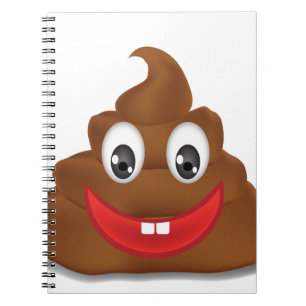 poo emojis notitieboek