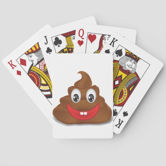 poo emojis pokerkaarten (Achterkant)