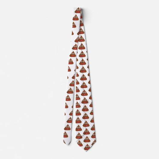 poo emojis stropdas (Achterkant)