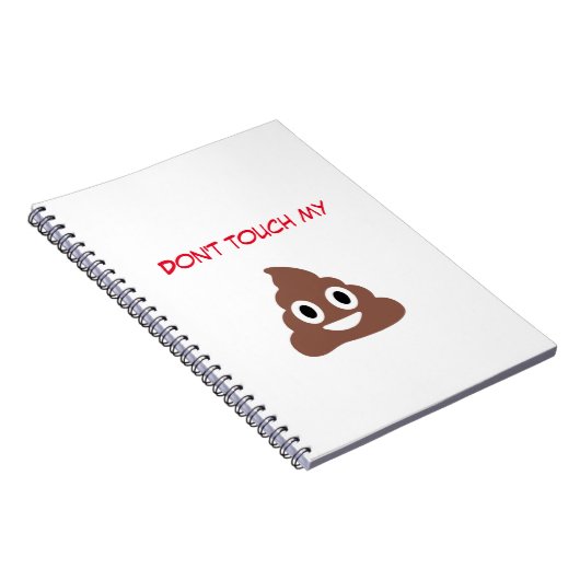  Poo Emoticon Notitieboek (Rechterzijde)