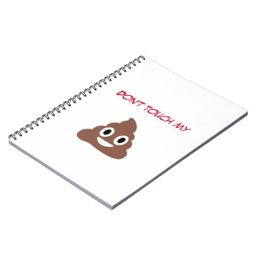  Poo Emoticon Notitieboek (Linkerzijde)