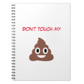  Poo Emoticon Notitieboek (Voorkant)