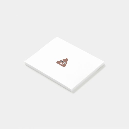  Poo Emoticon Post-it® Notes (Schuin)