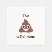  Poo Emoticon Servet (Voorkant)