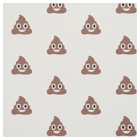  Poo Emoticon Stof (Swatch)
