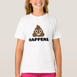 Poo gebeurt T-shirt