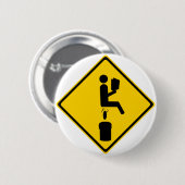 Poo in Bucket Ronde Button 5,7 Cm (Voorkant /achterkant)