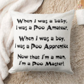 Poo Meester Kussen (Deken)