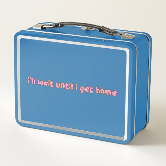 Poo Shy Metal Lunchbox (Achterkant)
