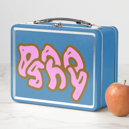 Poo Shy Metal Lunchbox (In situ)