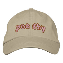 Poo shy-pet geborduurde pet