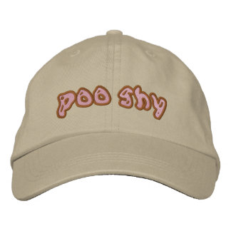 Poo shy-pet geborduurde pet