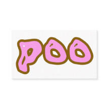Poo/shy-Visitekaartje