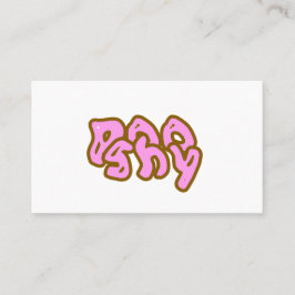 Poo shy-Visitekaartje Visitekaartje