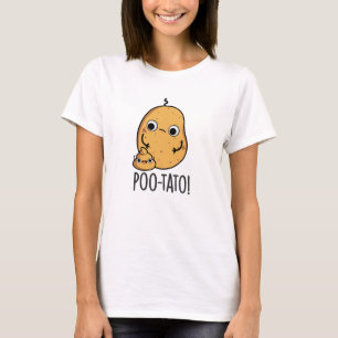 Poo-tato Funny Veggie Poop Pun T-shirt