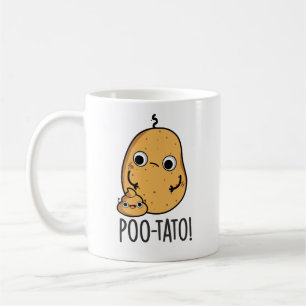 Poo-tato Grappige Groente Poep Grap  Koffiemok