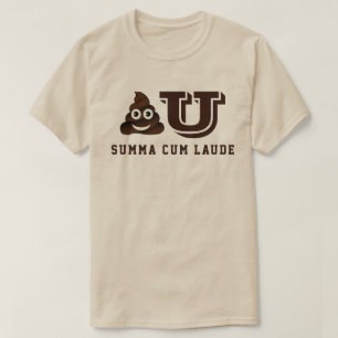 Poo U Summa Cum Laude T-shirt