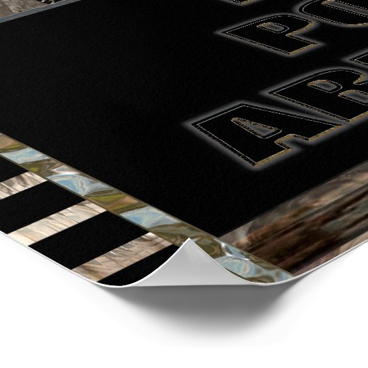 Pooch Abduction Dog Funny Poster (Hoek)