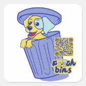 Pooch Bins Sticker Labrador (Voorkant)