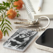 Pooch hond sleutelhanger (Voorkant Rechts)