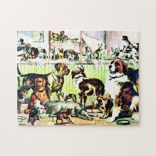 "Pooch Parlor" Legpuzzel (Horizontaal)